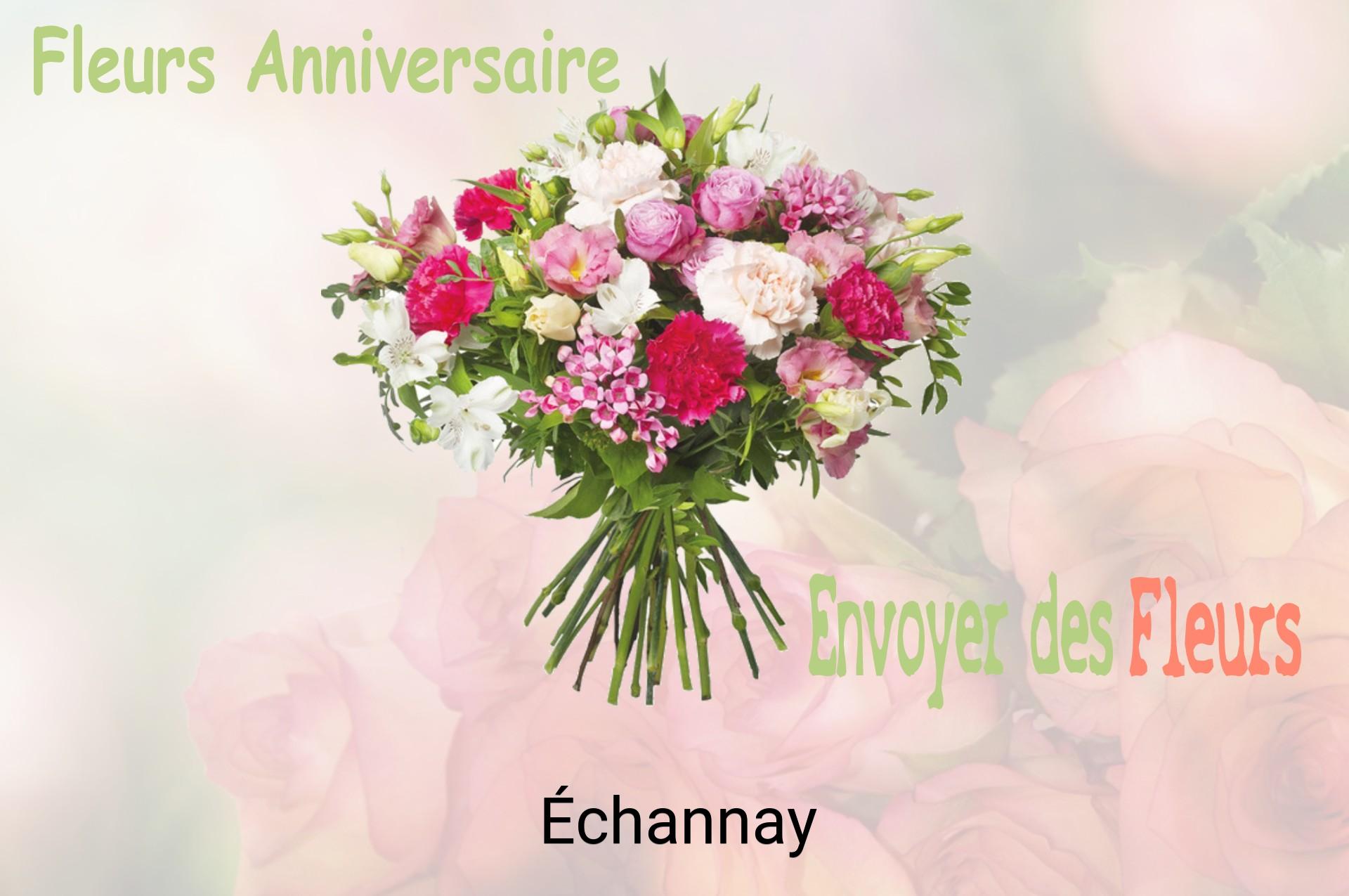 Bouquet de fleurs d’anniversaire livré à Échannay